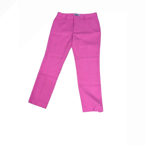GAP Slim Cropped Pink Pants Size 2 Stretch Womens Career Casual - Picture 2 of 7